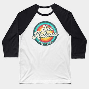 Retro San Antonio Texas Baseball T-Shirt